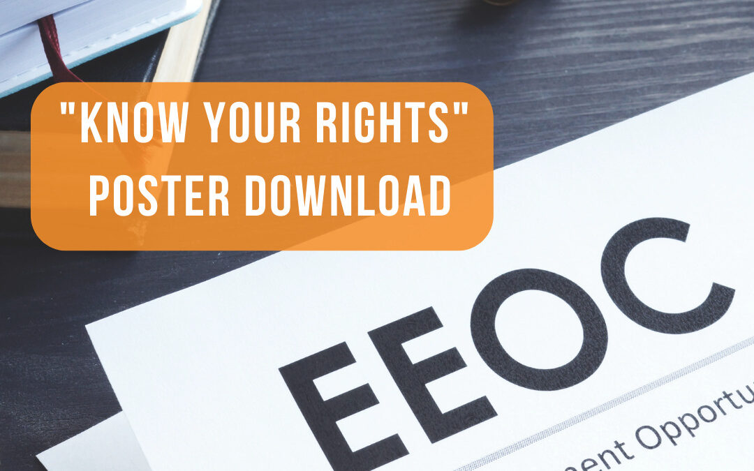 EEOC Releases New “Know Your Rights” Poster